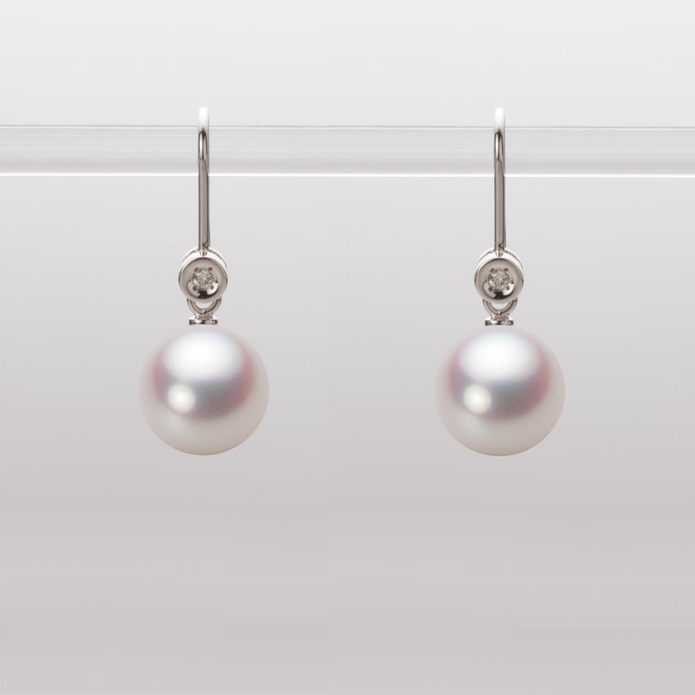 8.5mm アコヤ真珠ピアス
