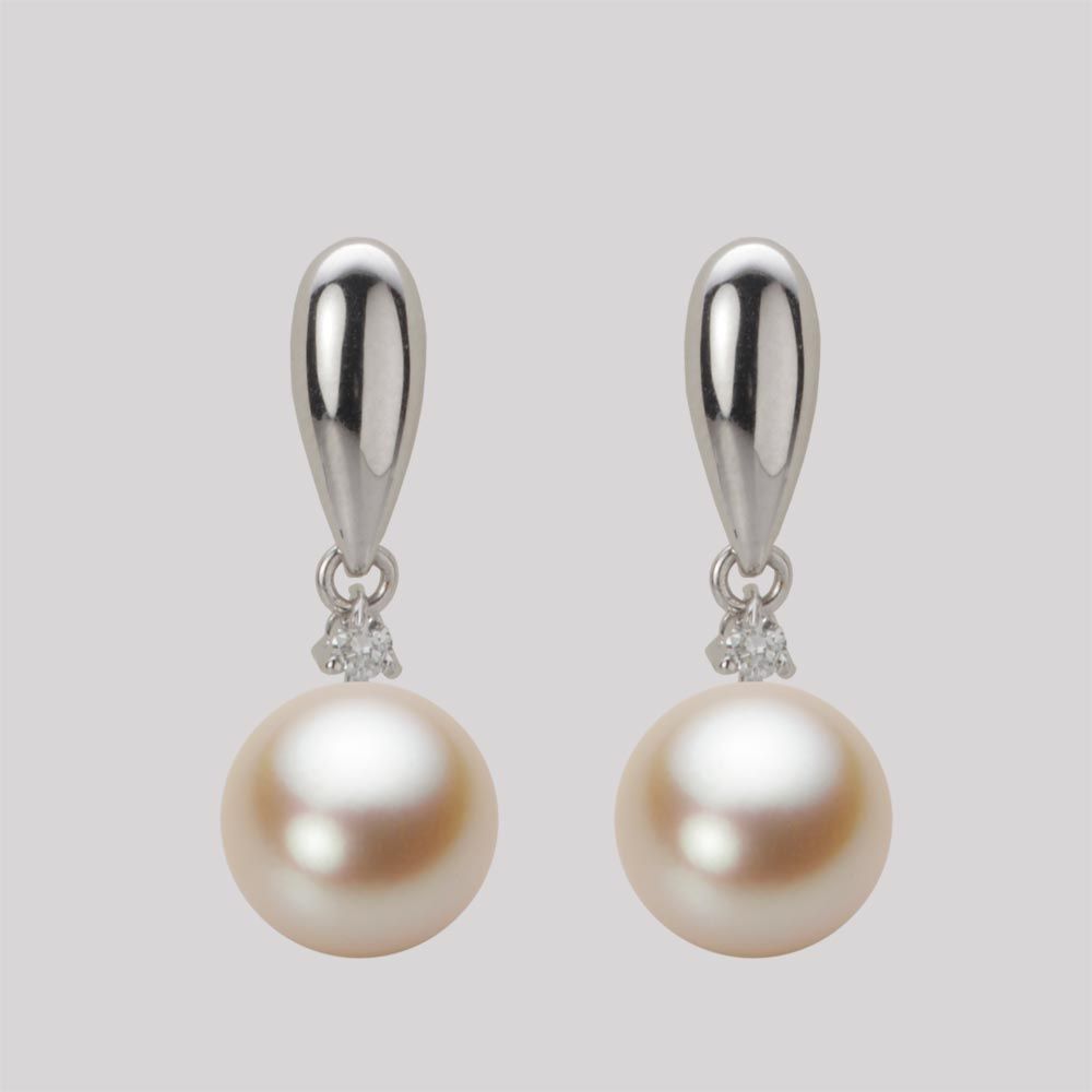 8.5mm アコヤ真珠ピアス