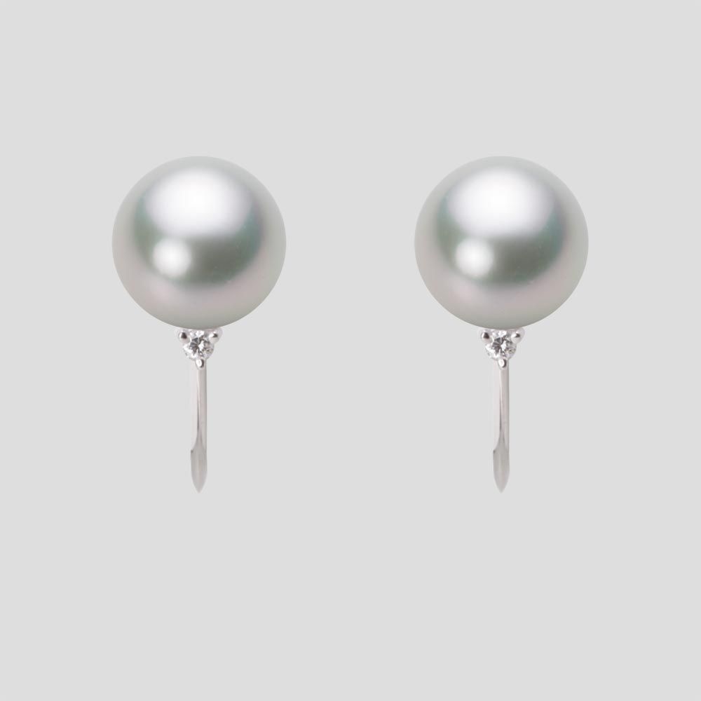 8.5mm アコヤ真珠イヤリング