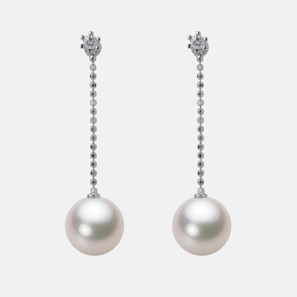 8.5mm アコヤ真珠ピアス