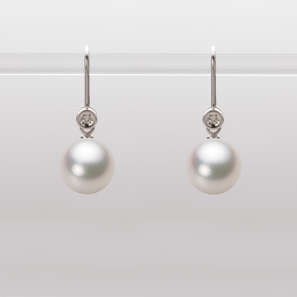 8.5mm アコヤ真珠ピアス