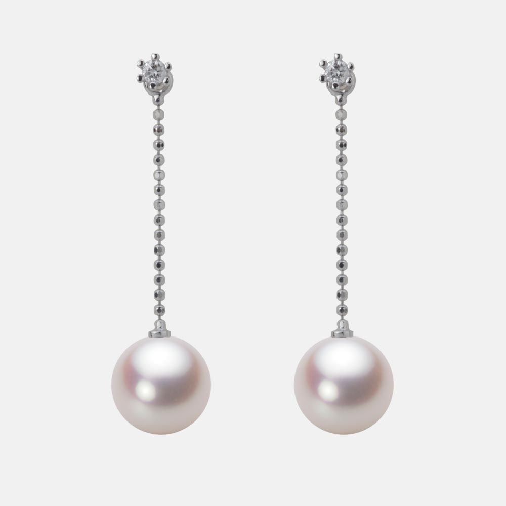 8.5mm アコヤ真珠ピアス