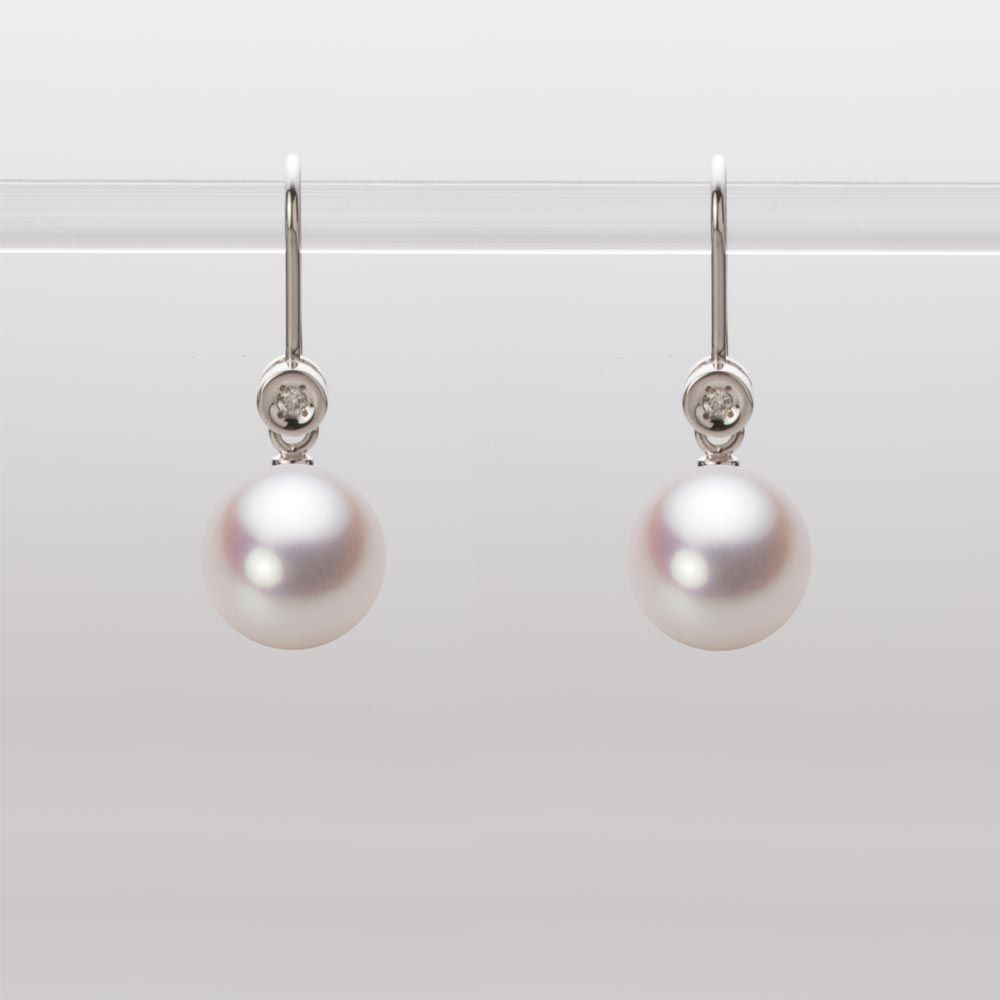 8.5mm アコヤ真珠ピアス
