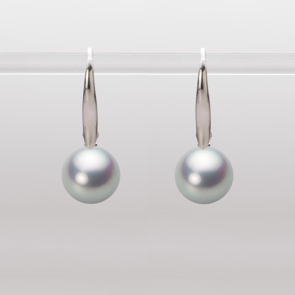 9.0mm アコヤ真珠ピアス