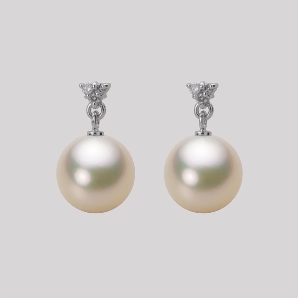 9.0mm アコヤ真珠ピアス