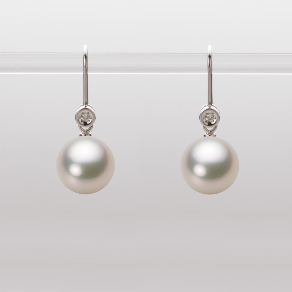 9.0mm アコヤ真珠ピアス