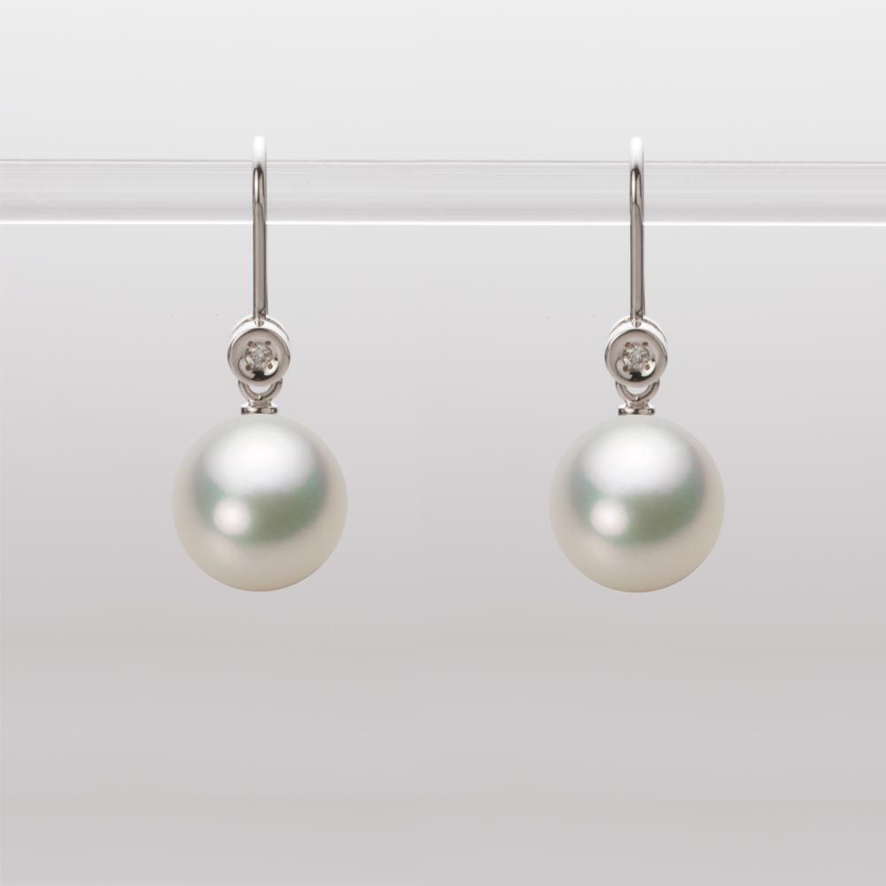 9.0mm アコヤ真珠ピアス