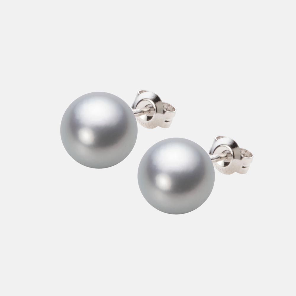 9.0mm アコヤ真珠ピアス
