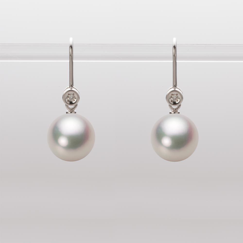 9.0mm アコヤ真珠ピアス