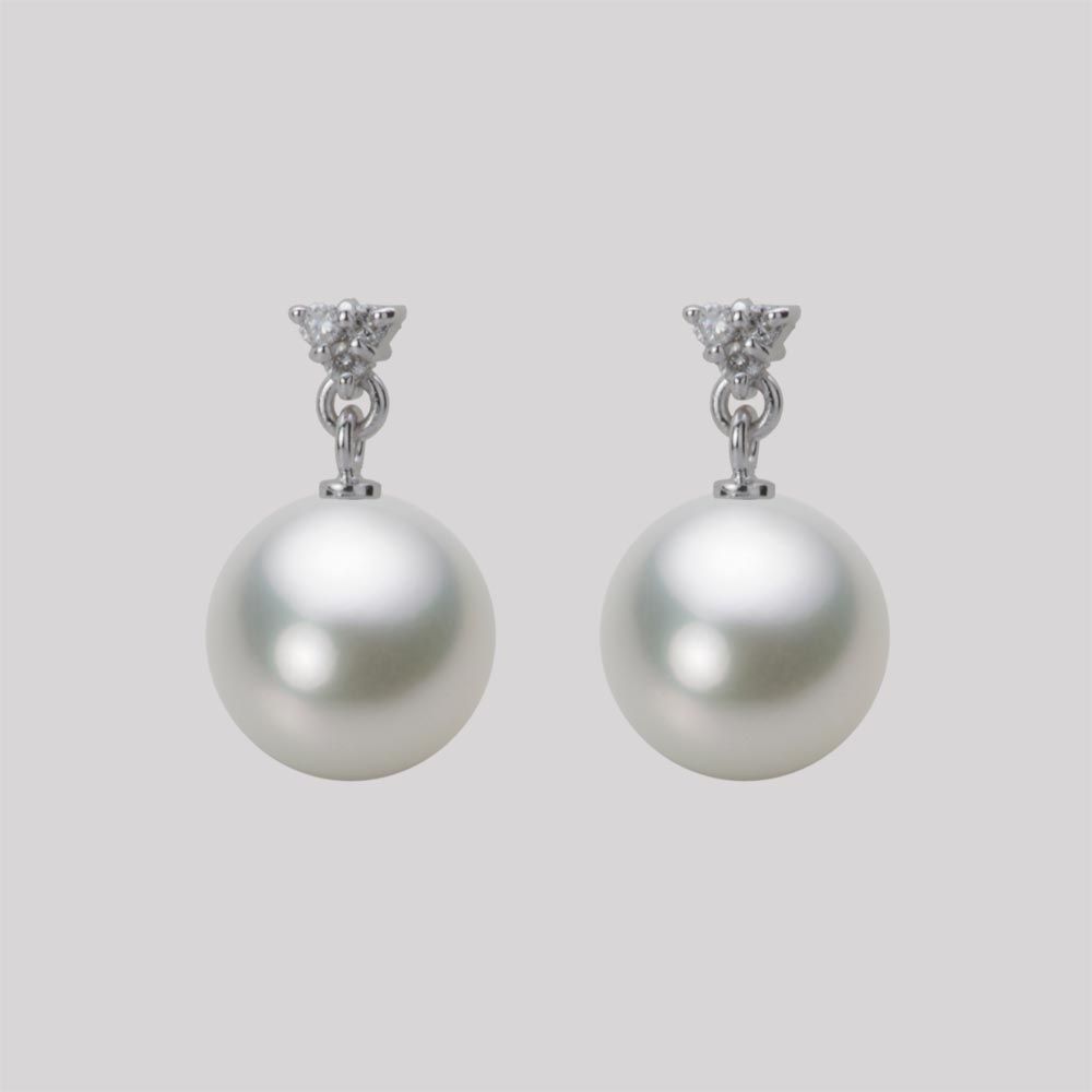 9.0mm アコヤ真珠ピアス