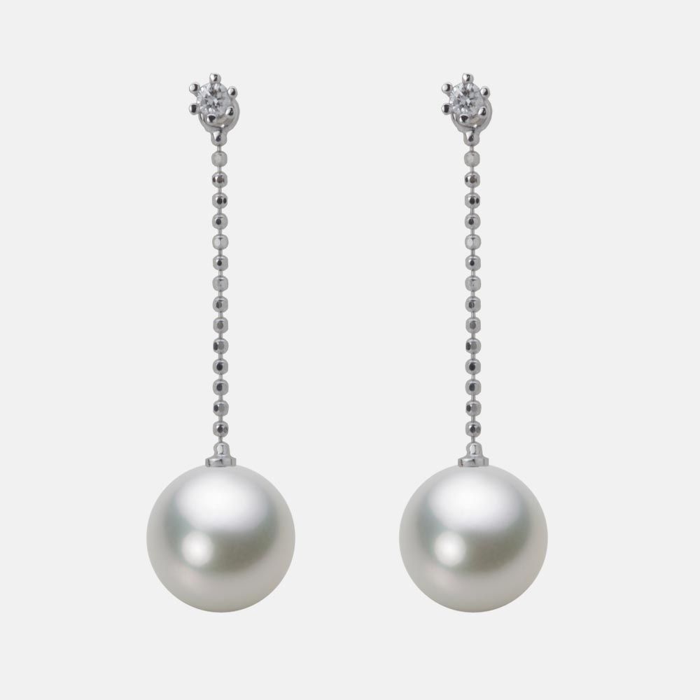9.0mm アコヤ真珠ピアス