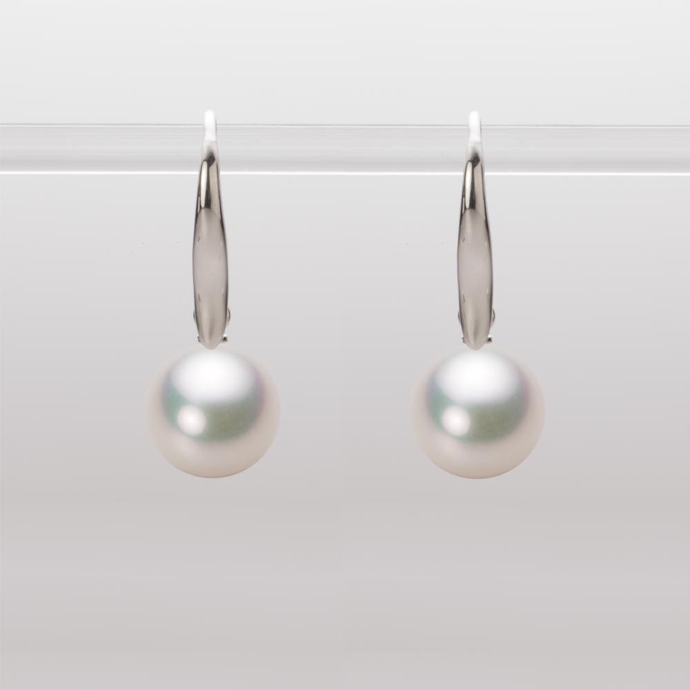 9.0mm アコヤ真珠ピアス