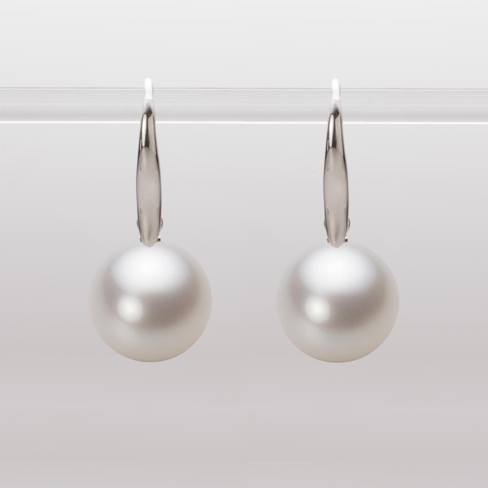 11.0mm 白蝶真珠（ホワイト系）ピアス