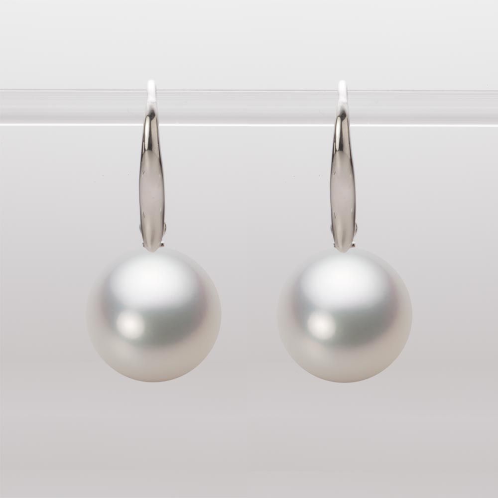12.0mm 白蝶真珠（ホワイト系）ピアス