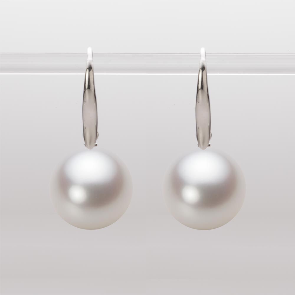12.0mm 白蝶真珠（ホワイト系）ピアス