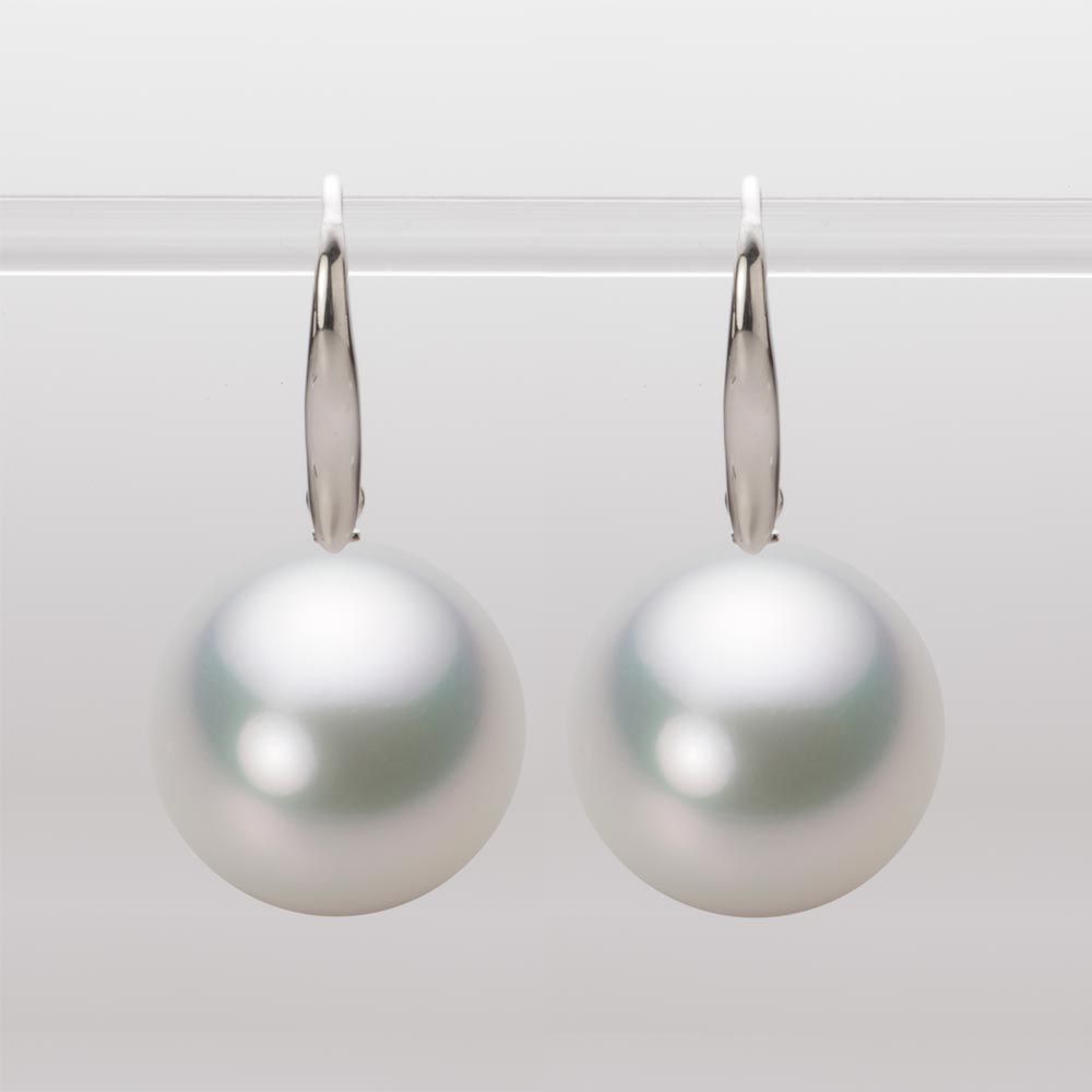15.0mm 白蝶真珠（ホワイト系）ピアス