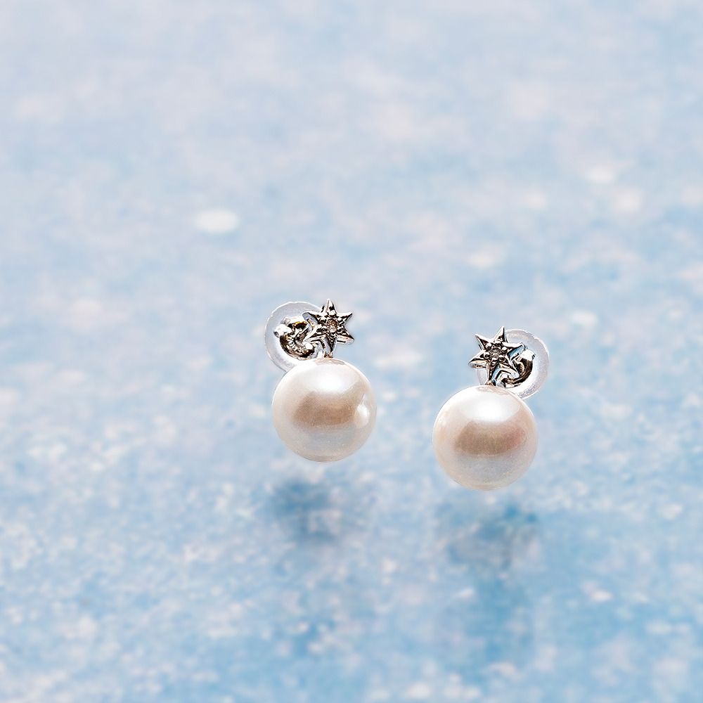 Gleam Star パールピアス（PT）