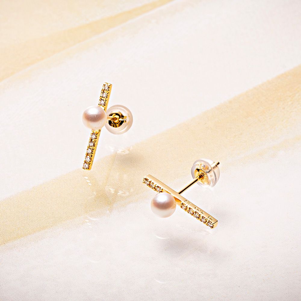 Classy パールピアス （K18）