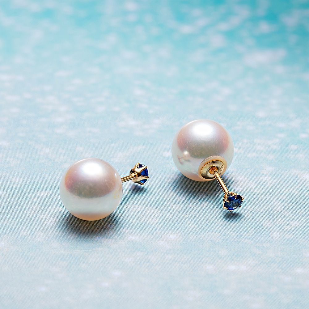 Gemini サファイア ピアス