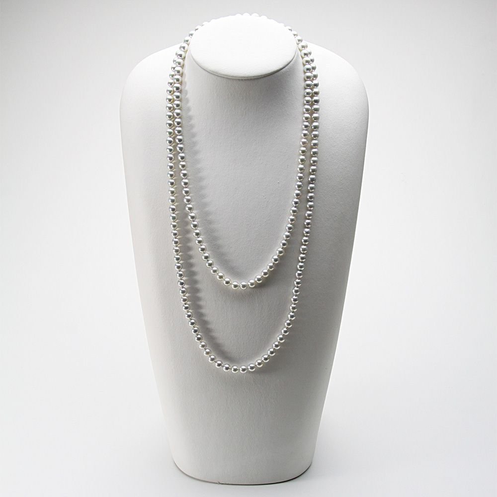 6.5mm アコヤ真珠120cmロングネックレス