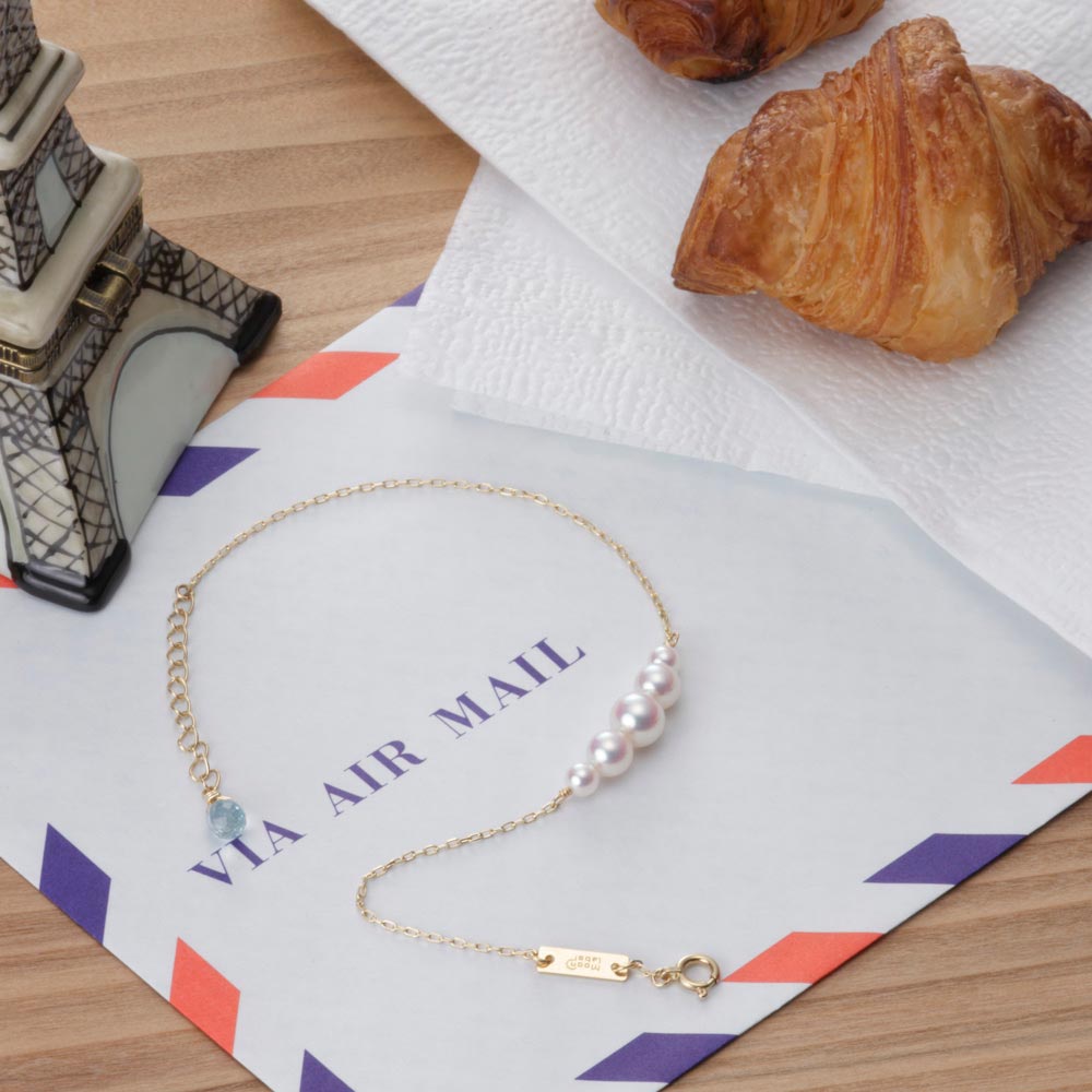 Croissant ブレスレット（YG）が再入荷しました